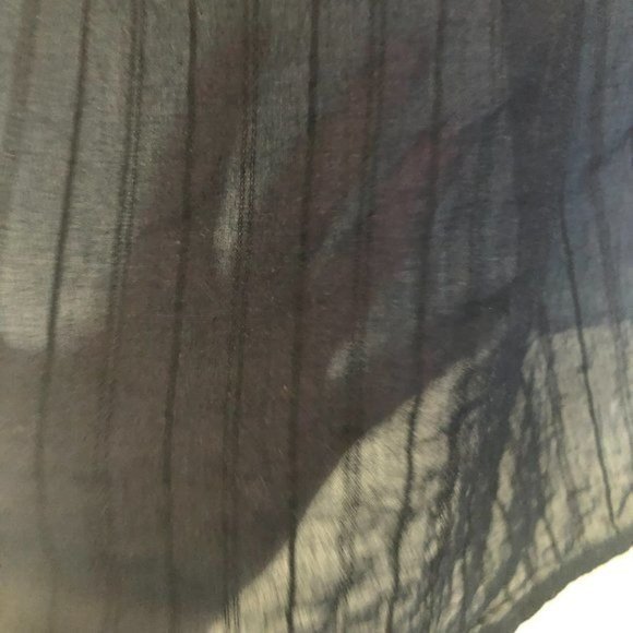 J Brand Blue/White Pinstripe Button Down Blouse- Size Small - Picture 11 of 11